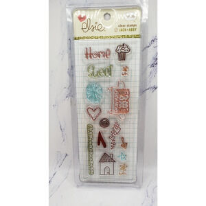 Cozy Things Home and Hearts Love Elsie Jack and Abby Clear Stamps